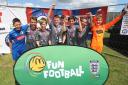 Oakwood Youth Football Club 6 aside tournament at Test Park - U11's winners Broadstone Bees