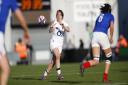 EXETER, ENGLAND - NOVEMBER 16: Katy Daley-Mclean of England during the England Women v France Women at Sandy Park on November 16, 2019 in Exeter, England. (Photo by Lynne Cameron - RFU)