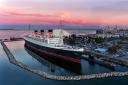 RMS Queen Mary in Long Beach California is in need significant repairs according to assessments and photos in 2019 and 2020. Photo courtesy QMI Restore the Queen campaign group.
