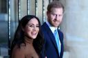 The Duke and Duchess of Sussex have seen the Queen at Windsor Castle for the first time in more than two years (PA)