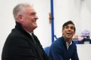 Prime Minister Rishi Sunak with Lee Anderson in January (Jacob King/PA)