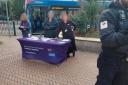 Police staff and CSAS officers in Bournemouth Square