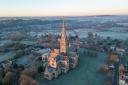 Salisbury Cathedral is now scaffold-free for the first time in 38 years.