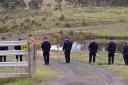 Police have been searching a rural property near Bungonia (Mick Tsikas/AAP Image via AP)