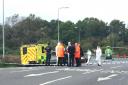 File photo dated 27/09/17 of the scene on the A369 in Portishead, near Bristol, following a fatal shooting of a motorist by police after the received a report of a man pointing a gun at another motorist near junction 8 of the M5 at 8.30am on Wednesday. Th