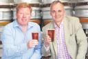 LOCAL CONNECTION: Director David Butcher and CEO Chris Phillips, of Upham Ale Company.