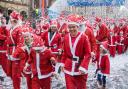 A picture from last years Winchester Santa Run