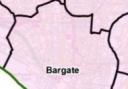 A map of the Bargate ward