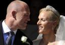 Zara Phillips and husband Mike Tindall at their wedding last month