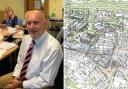 Cllr Nick Adams-King and masterplan for Romsey