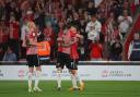 Southampton v West Bromwich Albion in the Championship playoffs semi-final at St Mary's Stadium.