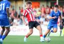 Southampton's Tyler Dibling during the pre-season match between Eastleigh and Southampton at Silverlake Stadium