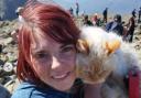 Jess on Scafell Pike with Louis