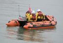 Lifeboat crews dispatched to rescue dog and owner from Eling Creek