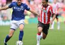 Cameron Archer hit the post against Ipswich Town