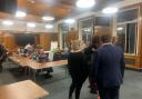 The count floor at Southampton Civic Centre