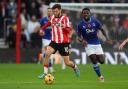 Southampton's Adam Lallana felt an issue with his groin against Everton