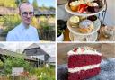 Kimbridge Barn Head Chef Harry Nowell and some of his sweet delights