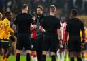 Southampton manager Russell Martin was frustrated with the officials at full-time