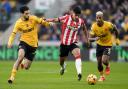 Southampton's Mateus Fernandes (centre) looked good against Wolves