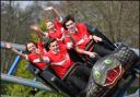 Pupils complete Sport Relief Mile - on a rollercoaster