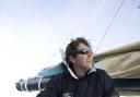 Brian Thompson in action onboard Pindar. Photo: Mark Lloyd