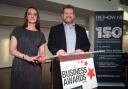 Launch of the South Coast Business Awards 2018 - Laura Bielinski Daily Echo Sales Director and Simon Rhodes senior partner of Trethowans
