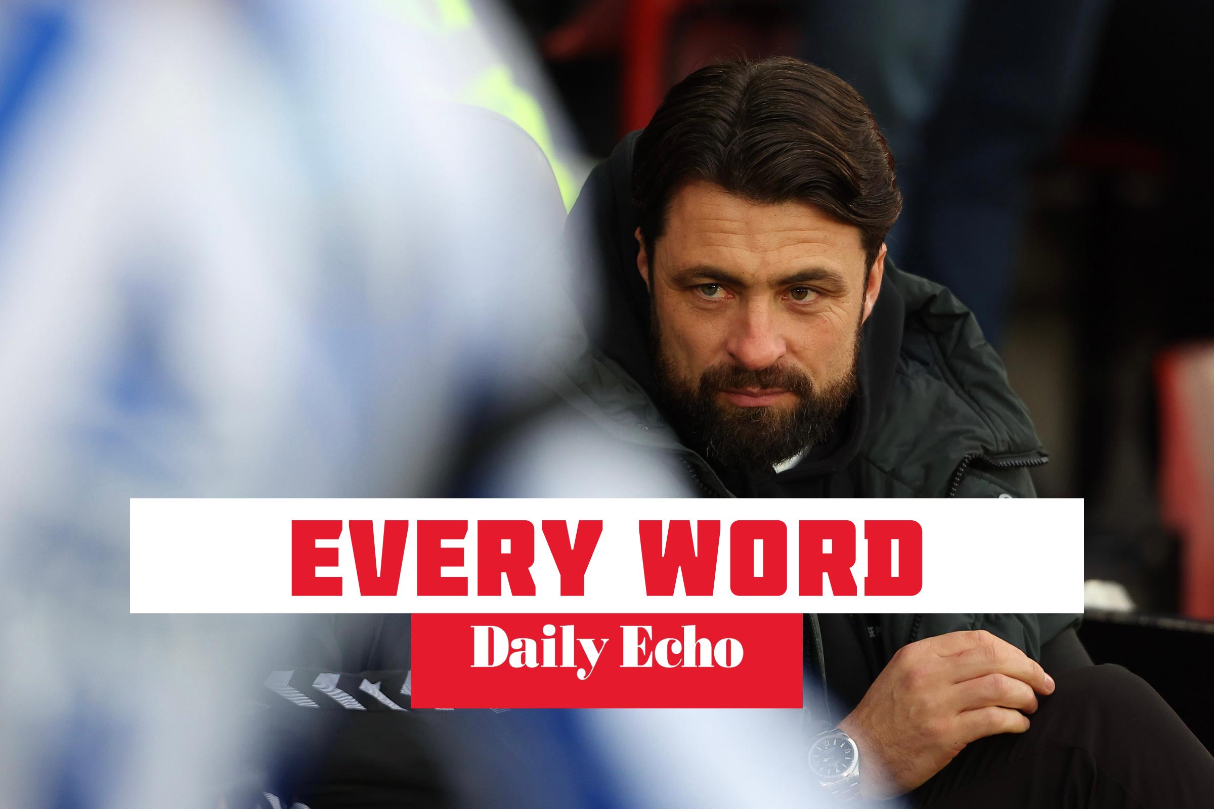 Every word Southampton's Martin said ahead of Middlesbrough