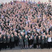 Celebrations as Ofsted gives school a glowing report
