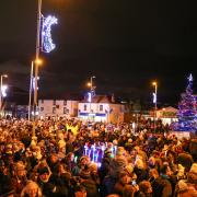 PHOTOS: Franny Benali switches on Totton's Christmas lights