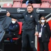 Southampton manager Ralph Hasenhuttl during the Premier League Match between Southampton and Everton.  Photo by Stuart Martin..