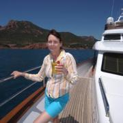 SOAKING UP THE SUN: 2009 Cruise the Coast winner Isobel Butler aboard SALU.