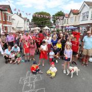 Southampton residents enjoying last year's street party in Canada Road.