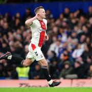 Southampton's James Ward-Prowse celebrates scoring their side's first goal of the game during the Premier League match at Stamford Bridge, London. Picture date: Saturday February 18, 2023.