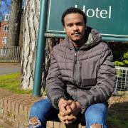 Tevin Padilla is staying in a hotel in Southampton after fleeing Trinidad and Tobago
