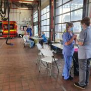 St Mary's Fire Station vaccination walk-in clinic
