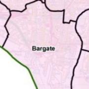 A map of the Bargate ward