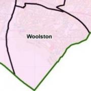 A map of the Woolston ward