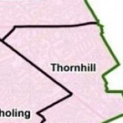 A map of the Thornhill ward