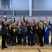 Eastleigh Lib Dems celebrate election victory