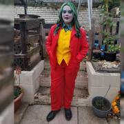 New Forest Academy student Hollie-Mae Cooper as the Joker for her Year 11 prom