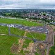 Southampton Airport’s runway extension.