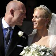 Zara Phillips and husband Mike Tindall at their wedding last month