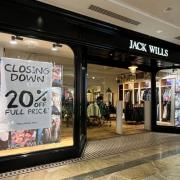 Jack Wills in Westquay, Southampton will close on January 6
