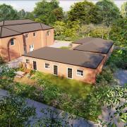 A CGI of the proposed new annexe at the Bartley Lodge Hotel in Lyndhurst Road, Cadnam