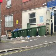 Uncollected bins in Southampton Image: NQ