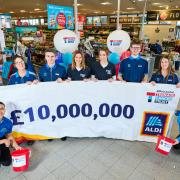 Shoppers can spend £1 on a raffle ticket to potentially win a £100 gift card.