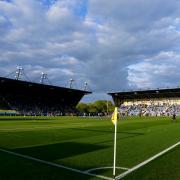 A general view of the stadium ahead of the Sky Bet League One play-off semi-final, first leg match at Kassam Stadium, Oxford