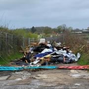 Asbestos-contaminated waste dumped outside the One Horton Heath housing development in Eastleigh
