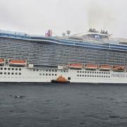Falmouth's all-weather lifeboat was involved in a medical evacuation from the Regal Princess cruise ship